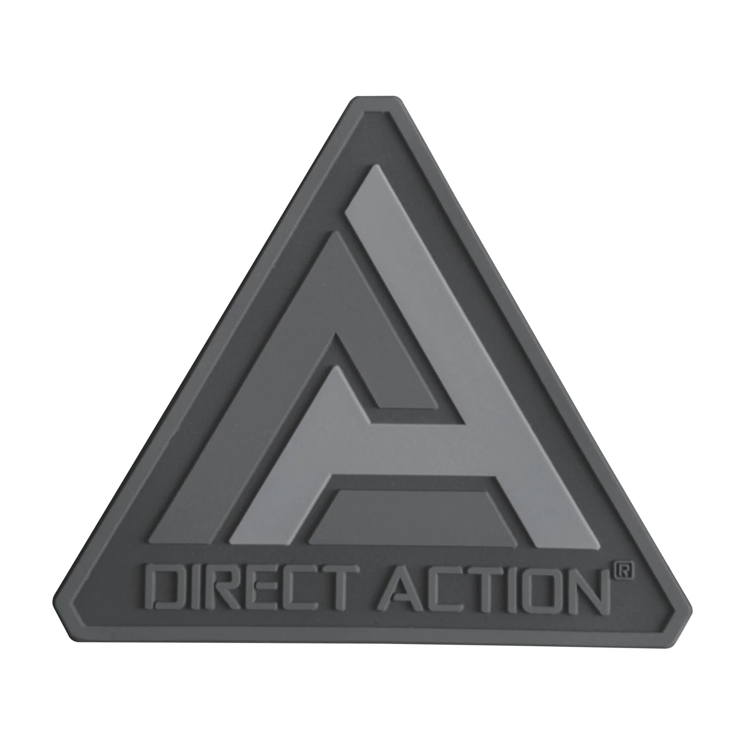 Naszywka DIRECT ACTION Logo Patch - PVC - Black - ( jeden rozmiar ) (PA-DALG-PVC-BLK)