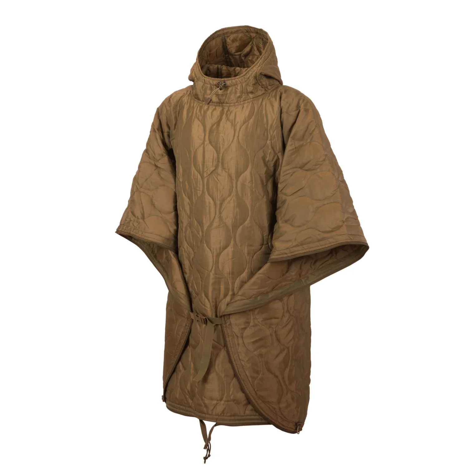 Poncho HELIKON SWAGMAN ROLL Basic - Polyester - Coyote - One Size (PO-SRB-PO-11)