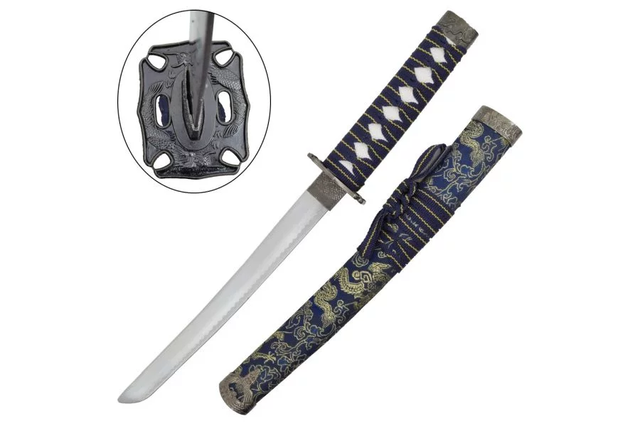 Zdjęcie produktu Katana HATTORI HANZO BLUE HH029 BLUE - replika miecza samurajskiego