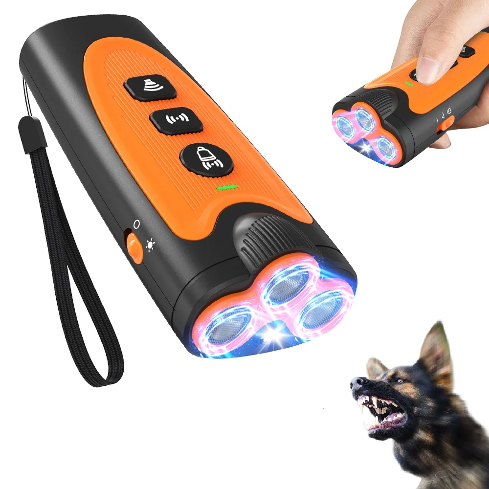 Zdjęcie produktu Odstraszacz ultradźwiękowy na psy 4w1 - KOLTER Dogchaser K-68 Anti Dog + led
