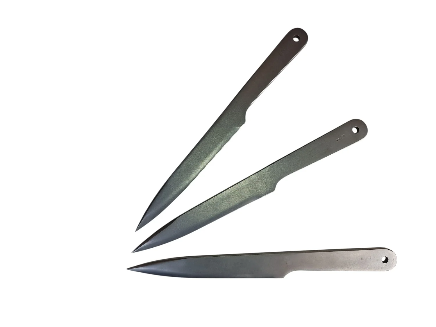 Zdjęcie produktu Noże do rzucania sportowego KAL22 - rzutki - 3 szt. srebrny nóż