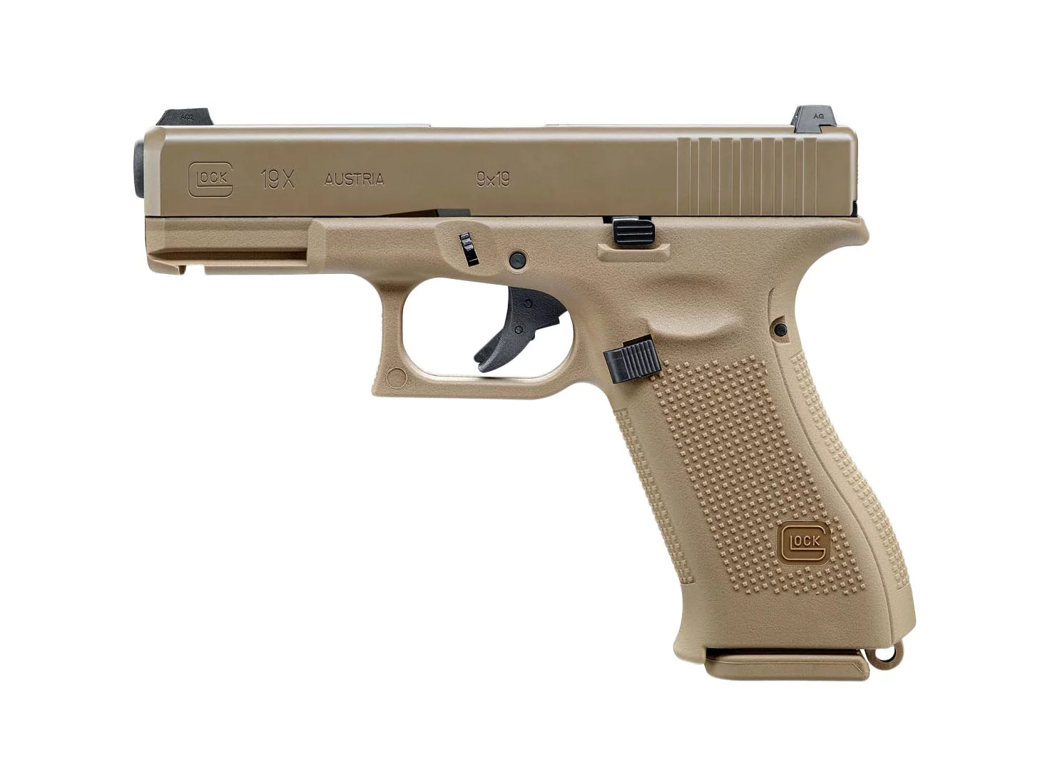 Zdjęcie produktu Pistolet ASG GLOCK 19X 6 mm coyote (2.6459)