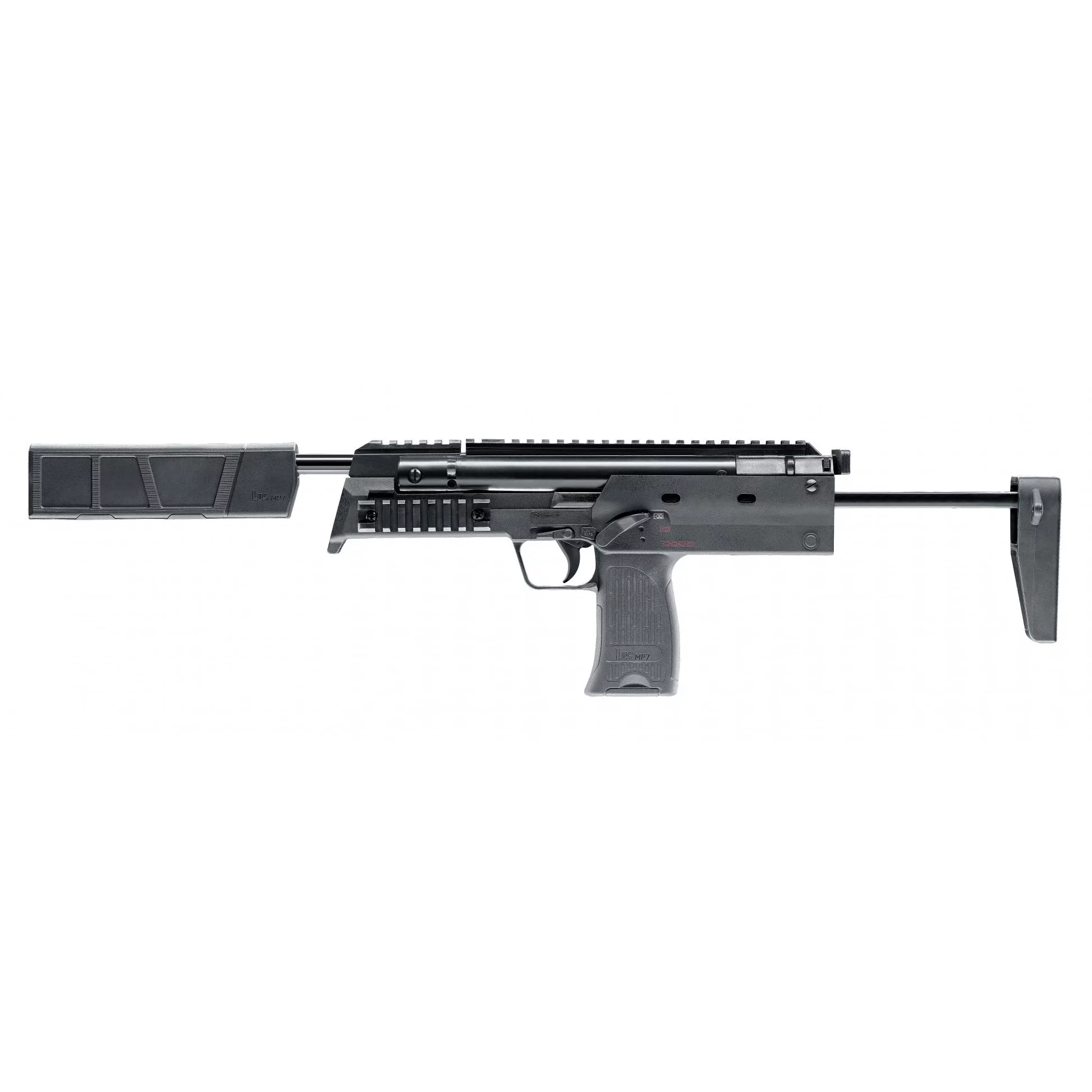 Zdjęcie produktu Pistolet maszynowy wiatrówka Heckler&Koch MP7 SD 4.5 mm sprężynowa (2.4370)