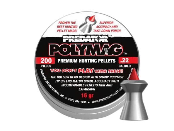 Zdjęcie produktu Śrut 5,5 mm Diabolo JSB Polymag Predator 200 szpiczasty (1002-01-200)