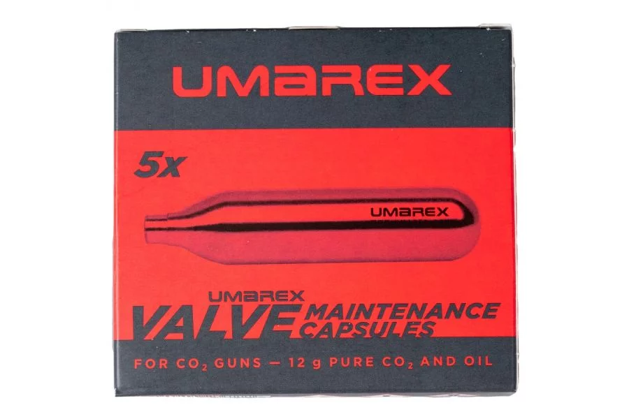 Zdjęcie produktu Kapsuła CO2 Umarex 5 szt. 12 gr konserwująco-czyszcząca (4.1683)