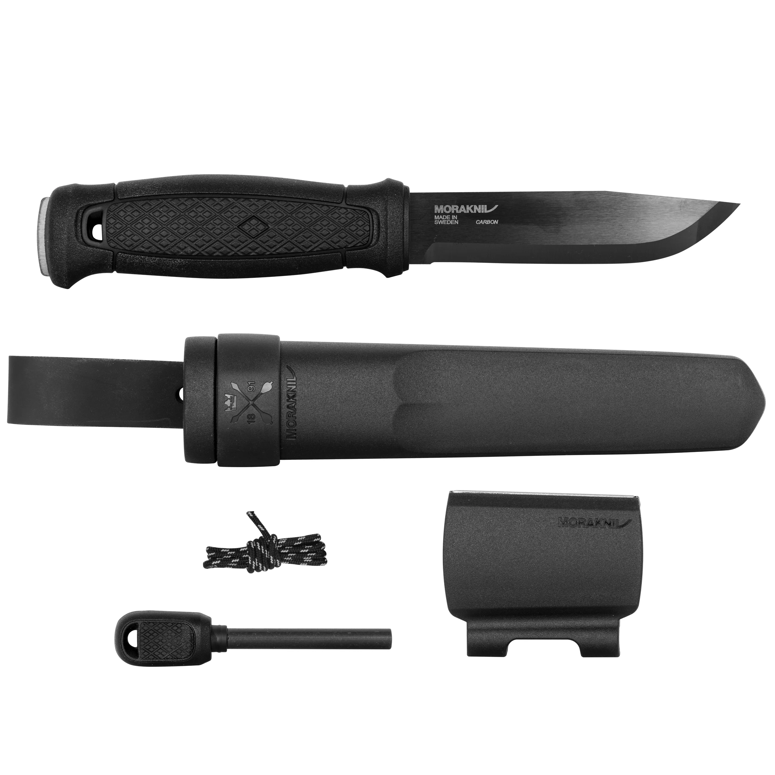 Nóż Morakniv Garberg BlackBlade z zestawem przetrwania stal węglowa (13915)