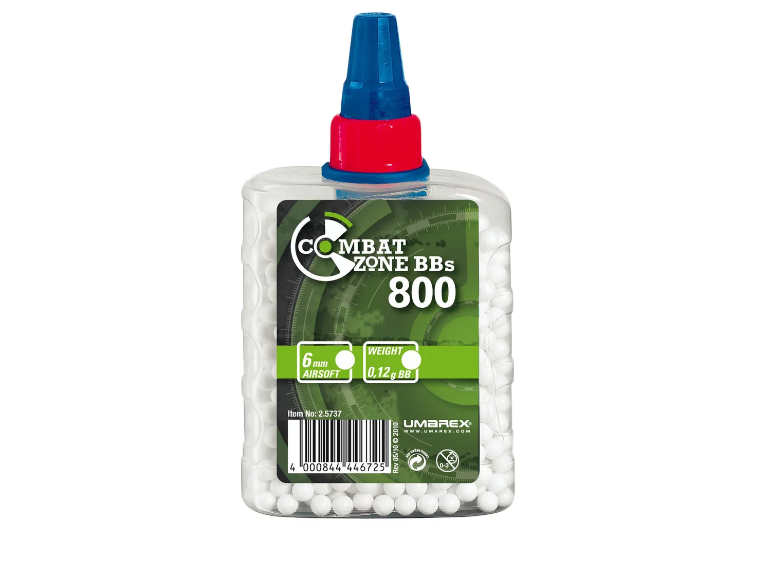 Zdjęcie produktu Kulki ASG 6 mm Combat Zone Basic 0,12 g 6 mm 800 szt. (2.5737)