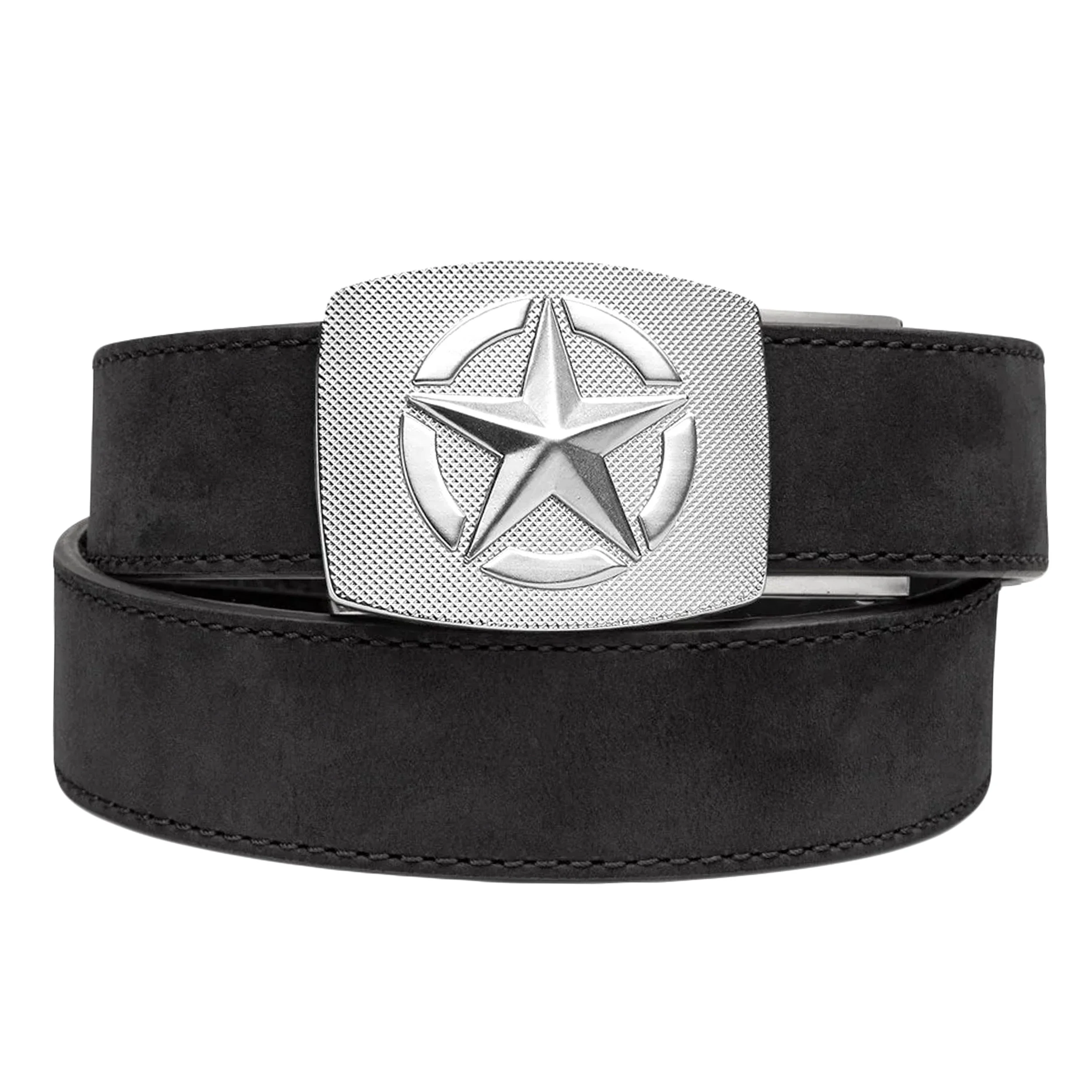 Zdjęcie produktu Pas Kore Essentials Star Buckle Black Buffalo Leather Gun Belt (STAR-WESTBLK)