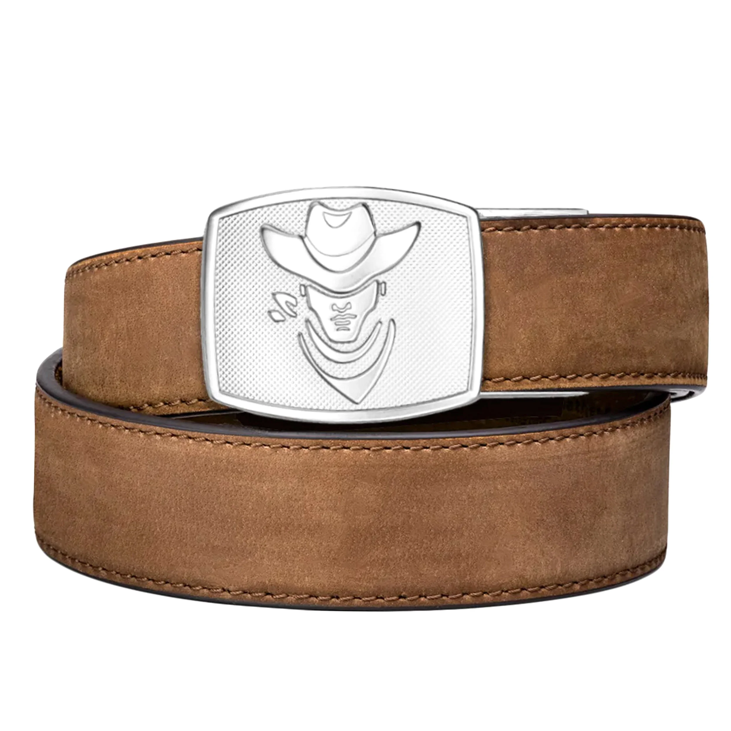 Zdjęcie produktu Pas Kore Essentials Cowboy Buckle Brown Buffalo Leather Gun Belt (COWBOY-WESTBRN)