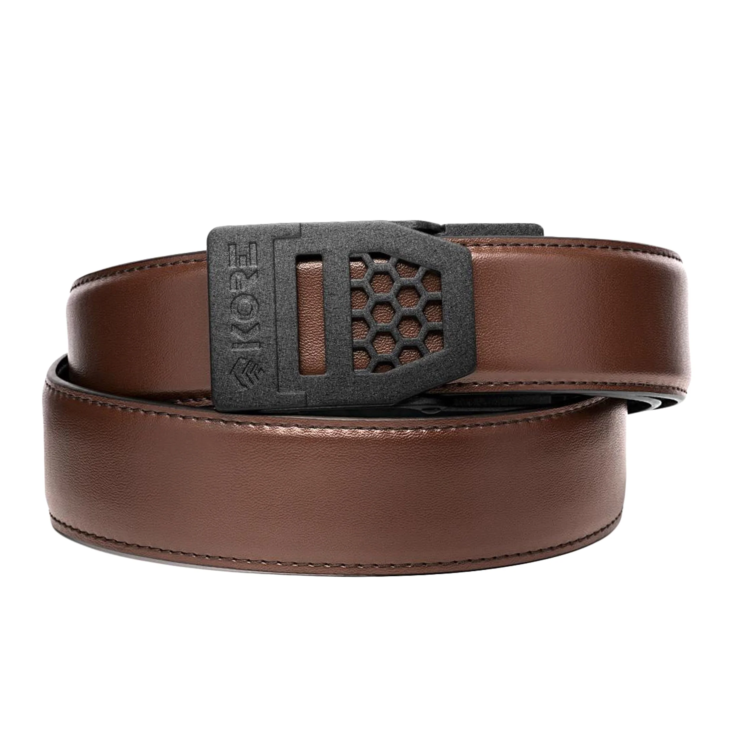 Zdjęcie produktu Pas strzelecki Kore Essentials Leather Gun Belt X6 brązowy (X6B-GUNBRN)