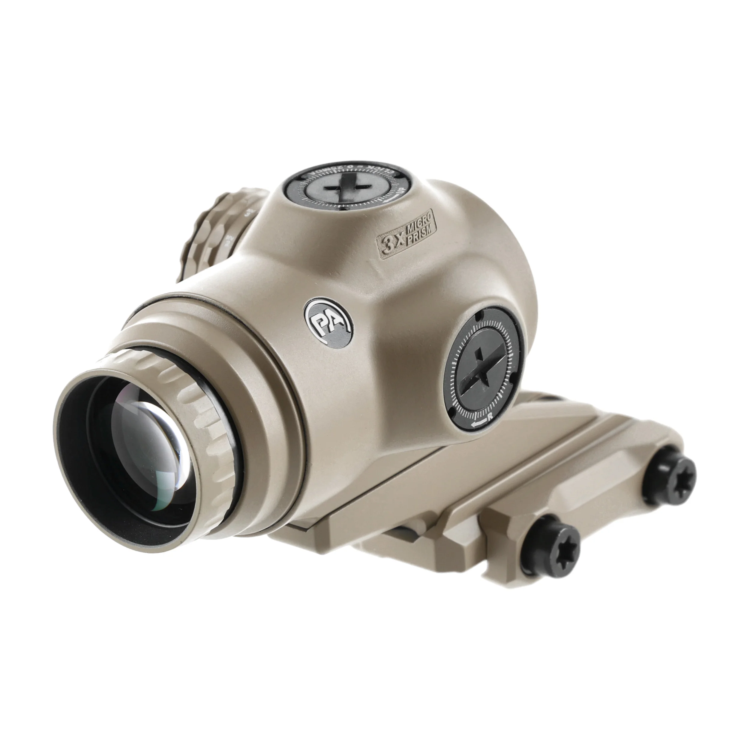 Zdjęcie produktu Celownik pryzmatyczny Primary Arms SLx 3x Micro Prism iR Red ACSS Raptor 5,56/.308 Yard FDE (PA-SLX-3XMP-RAPTOR-5)