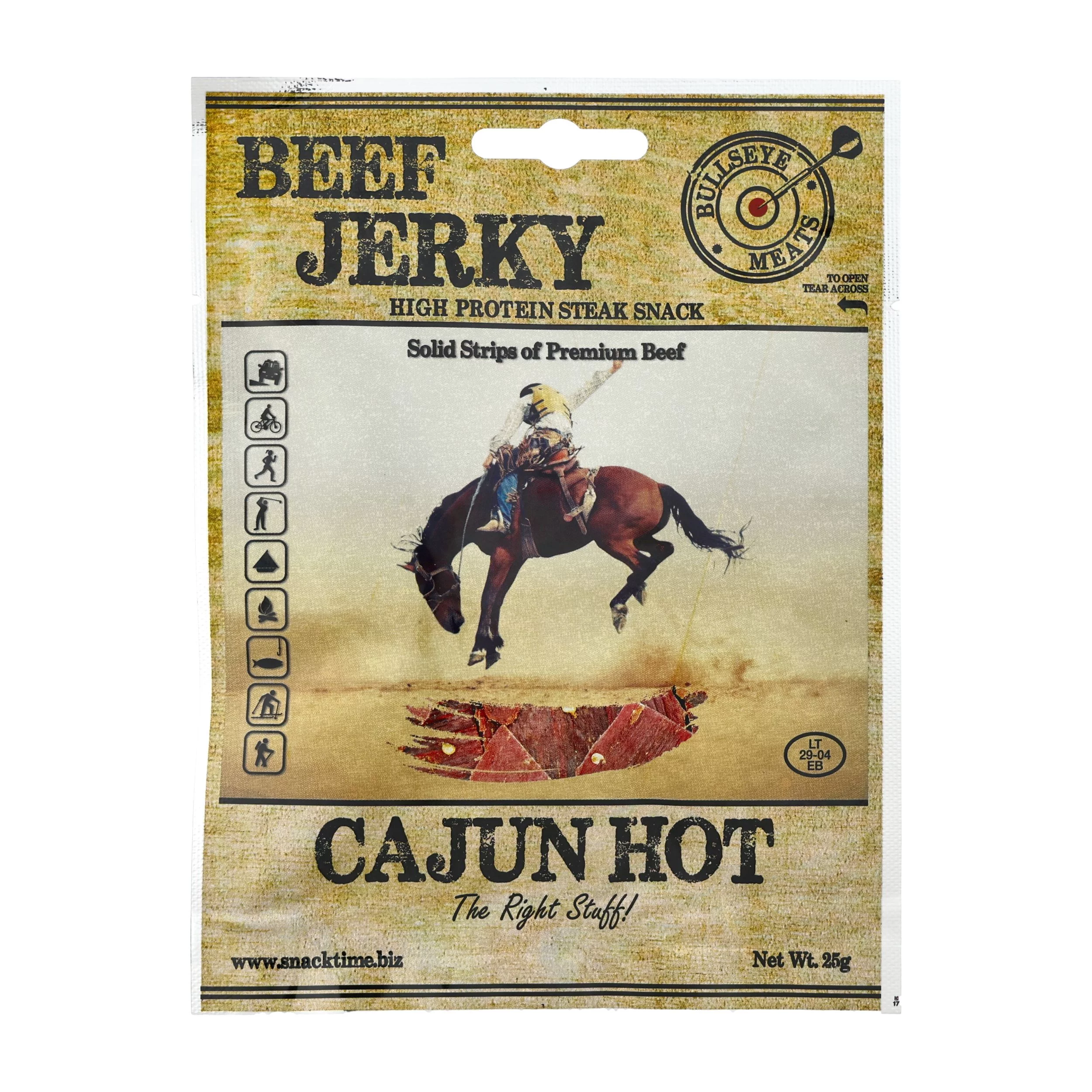 Zdjęcie produktu Wołowina Beef Jerky Cajun Hot 25 g (838-004)