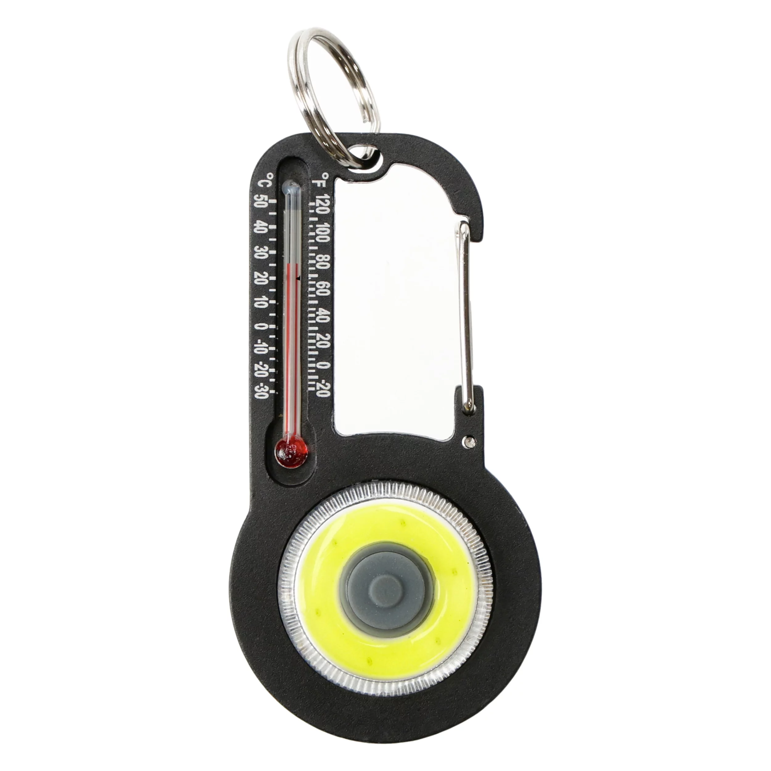 Brelok, karabińczyk z termometrem i latarką Sun Co. TempaBright (302)