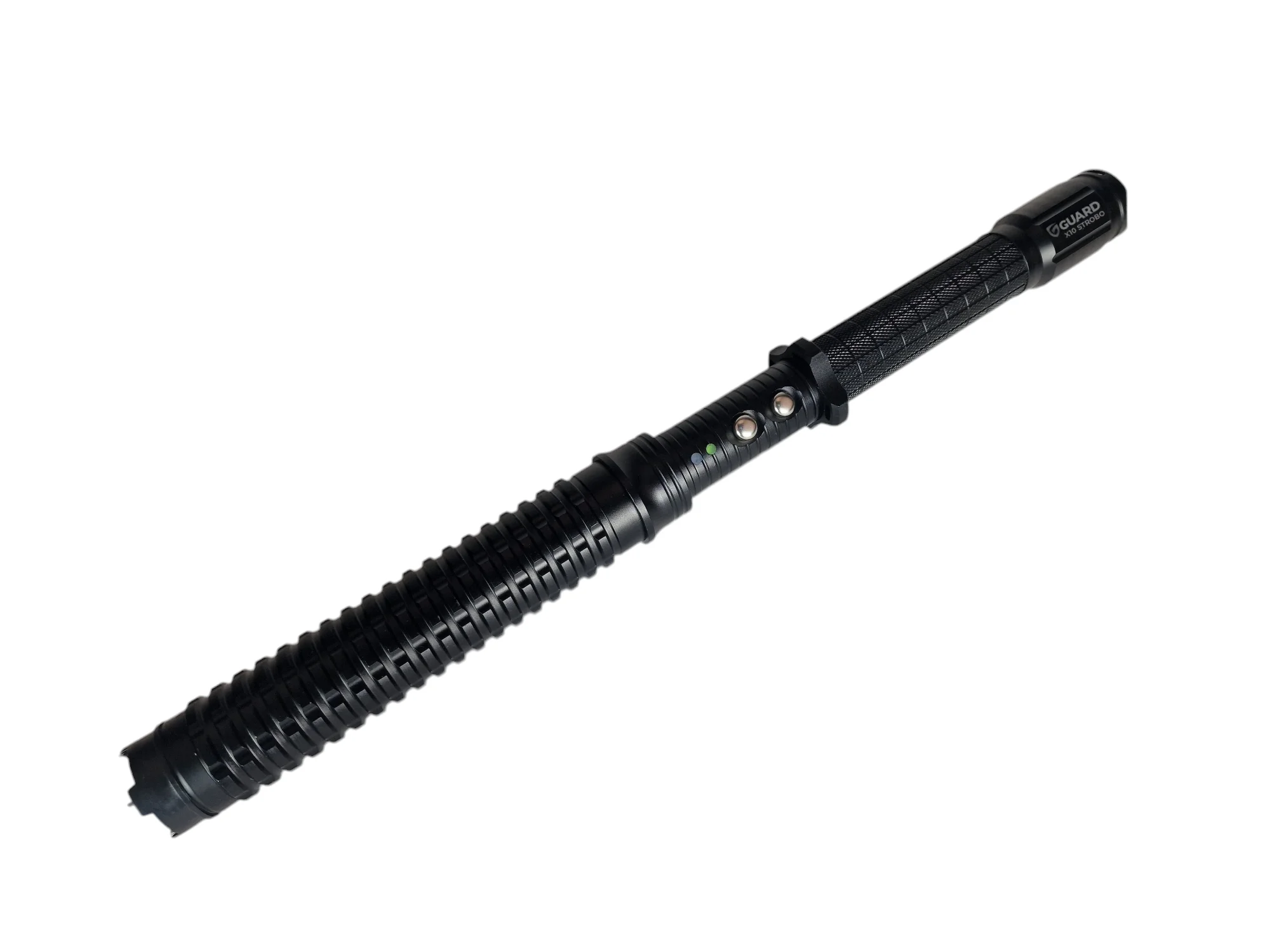 Zdjęcie produktu Latarka z paralizatorem GUARD Tornado X10 Strobo Baton - pałka teleskopowa + zasilacz 230V (YC-X10)