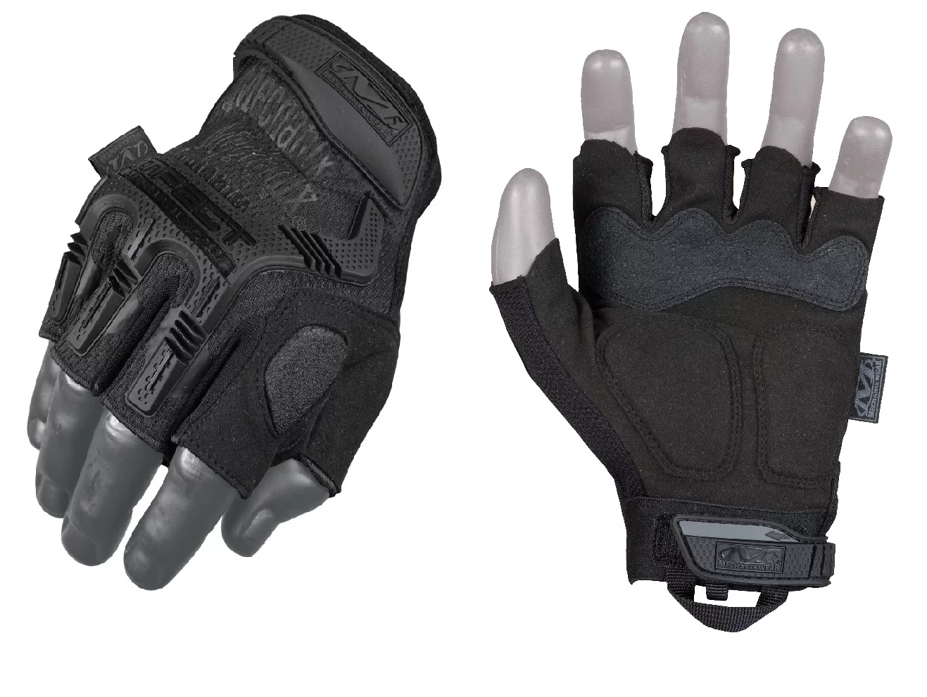 Zdjęcie produktu Rękawice taktyczne Mechanix Wear M-Pact Fingerless, czarne (MFL-55)