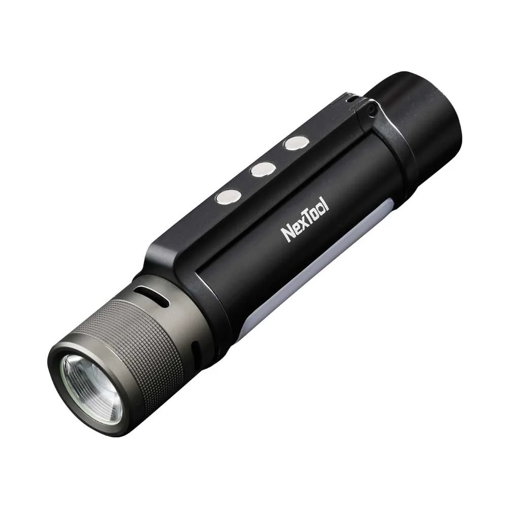 Zdjęcie produktu Latarka wielofunkcyjna 6w1 NexTool Thunder NE20170 - powerbank, alarm, warsztatowa