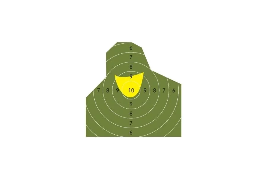 Zdjęcie produktu Tarcza papierowa NT-23P - popiersie żołnierza - 1 szt.