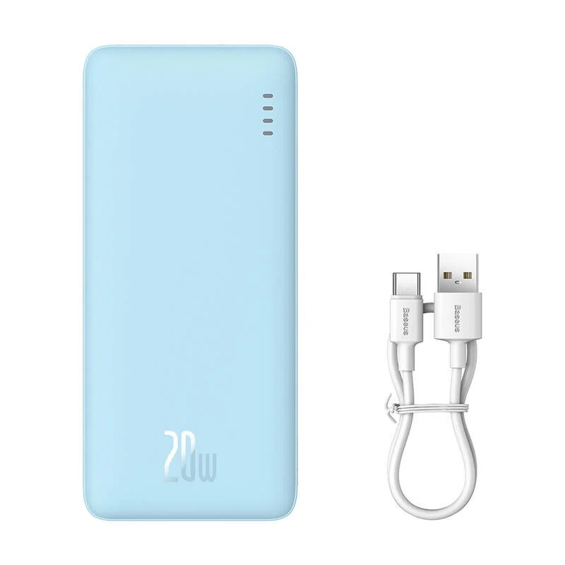 Zdjęcie produktu Powerbank BASEUS AIRPOW 10000MAH 20W (NIEBIESKI)