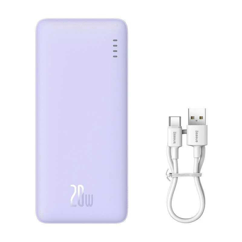 Powerbank BASEUS AIRPOW 10000MAH 20W (FIOLETOWY)