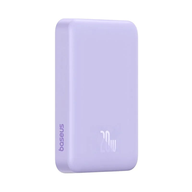 Zdjęcie produktu Powerbank Baseus Magnetic Mini Air Wireless 10000mAh 20W+kabel USB C-USB C (fiolet)