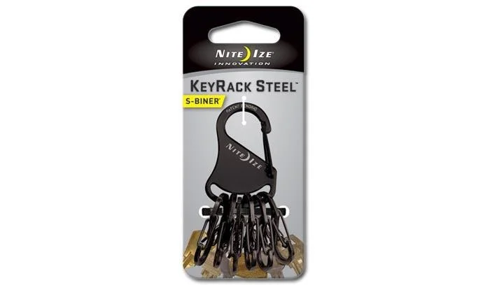 Brelok Nite Ize S-Biner KeyRack Steel - Czarny - KRS-03-01 