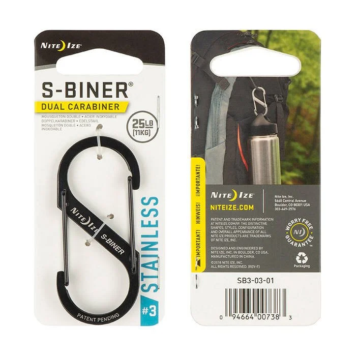 S-Biner #3 - Czarny - SB3-03-01 - Nite Ize
