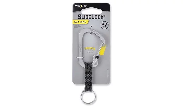 Brelok Nite Ize SlideLock Key Ring #3 - Stalowy - CSLW3-11-R6 