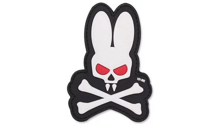 Naszywka 3D - Skull Bunny - Biały - 101 Inc.