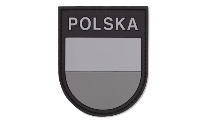 Naszywka 3D - Polska tarcza - Szary - 444130-7017 - 101 Inc.