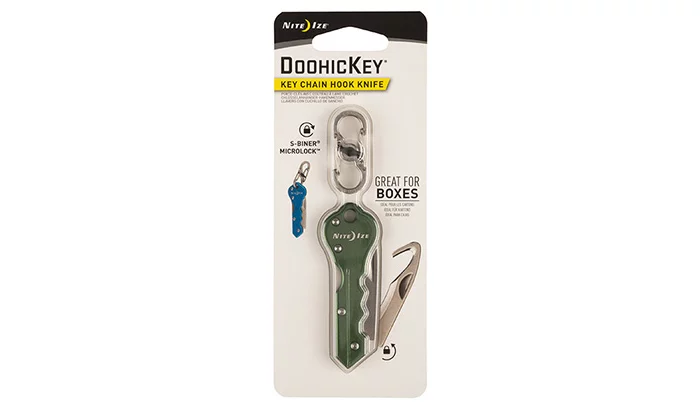 Zdjęcie produktu Nóż Nite Ize DoohicKey Key Chain Hook Knife - Oliwkowy - KMTC-08-R7