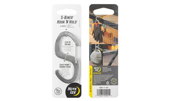 Hak z karabinkiem Nite Ize S-Biner Hook 'N Hold - SBH-11-R6 