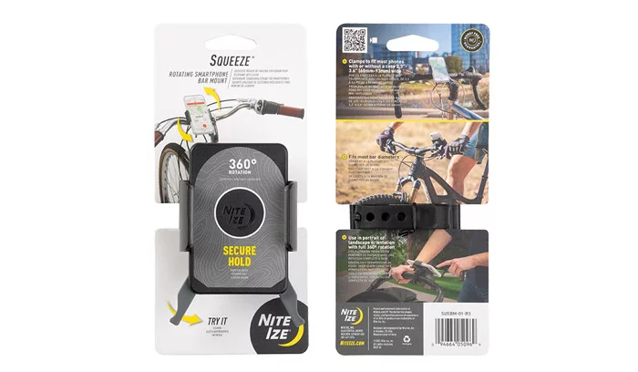 Uchwyt Nite Ize Squeeze Rotating Smartphone Bar Mount - SUSBM-01-R3 