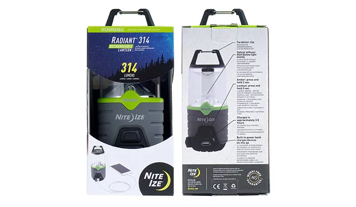 Zdjęcie produktu Lampa kempingowa Nite Ize 314 lm R314RL-17-R8 