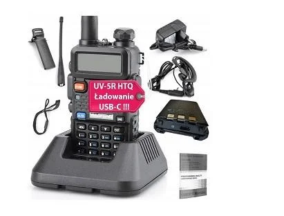 Zdjęcie produktu Radiotelefon krótkofalówka Baofeng UV-5R HTQ USB-C