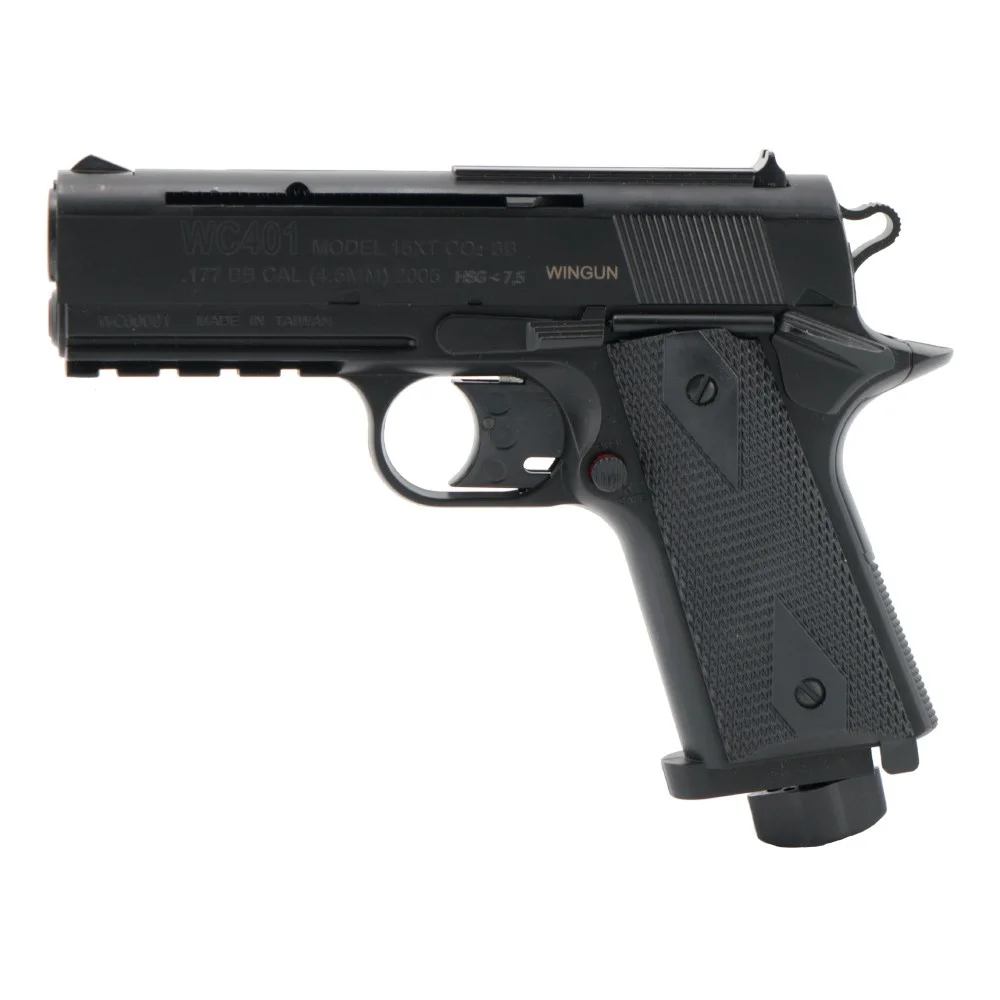 Zdjęcie produktu Pistolet wiatrówka WINGUN 401 kal. 4,5 mm BB, 15-strzałowy CO-2, do 17J
