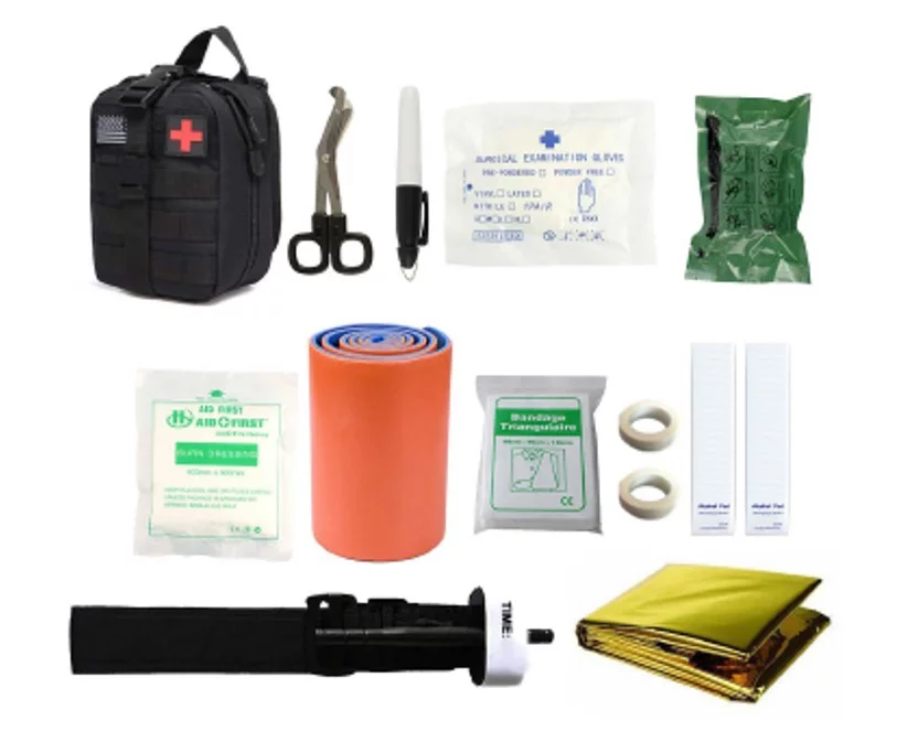 Zdjęcie produktu Apteczka wojskowa taktyczna z wypos-12 elem. HELBO Depan HEL004 czarna (HEL004-CZARNA)