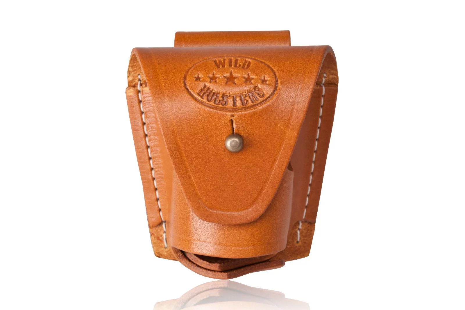 Zdjęcie produktu Kabura skórzana na bębny do rewolwerów Colt i Remington, brązowa