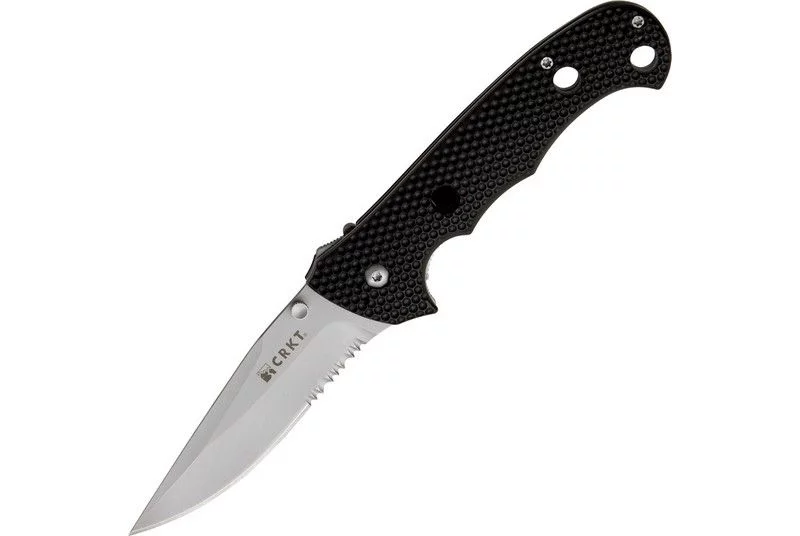 Zdjęcie produktu Nóż CRKT Hammond Cruiser Serrated Silver Black