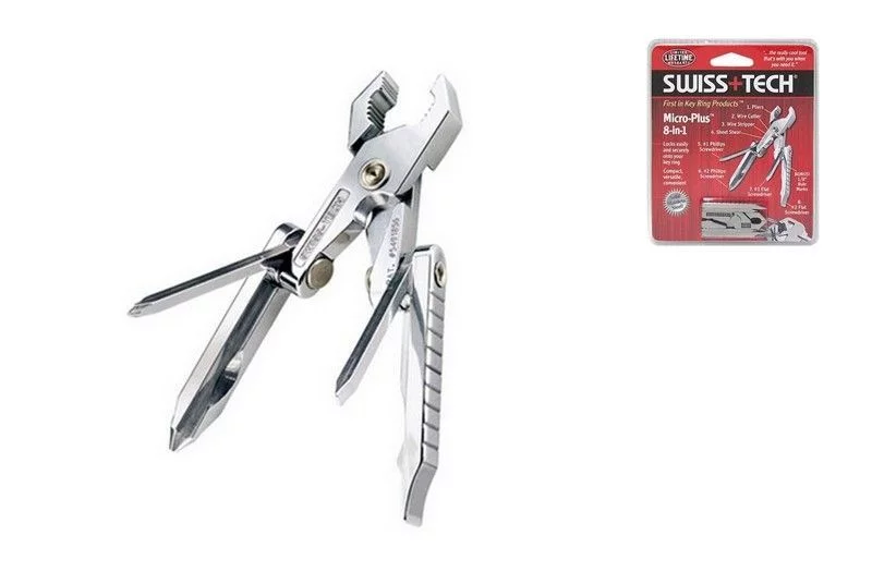 Zdjęcie produktu Multitool Swiss Tech Micro-Plus 8 w 1 Silver