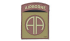 Naszywka 3D - Airborne 82nd - Brązowy - 101 Inc.