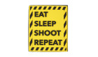 Naszywka 3D - Eat Sleep Shoot Repeat - 444130-7342 - 101 Inc.