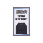 Emblemat Helikon "Rule#1" - PVC - Biały (OD-RL1-RB-20)