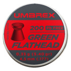 Śrut 4,5 mm diabolo Umarex Green Flathead 200 szt. (4.1709)