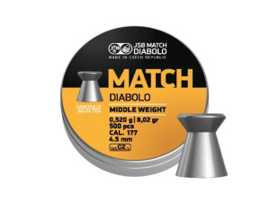 Śrut 4,52 mm diabolo JSB Match Middle  500 szt. (000020-500)