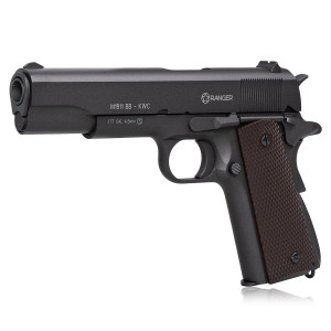 Wiatrówka RANGER M1911 BB KWC kal. 4,5 BBs BLOW BACK 17 strz. FULL METAL CO2 (AAKCMB760AZB)