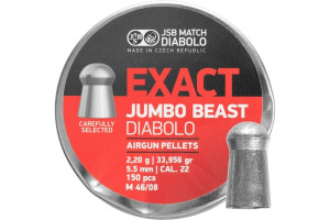 Śrut 5,52 mm Diabolo JSB Exact Jumbo Beast 150 szt.
