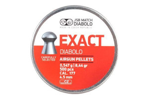 Śrut 4,52 mm Diabolo półokrągły JSB Exact 500 szt. (546237-500)