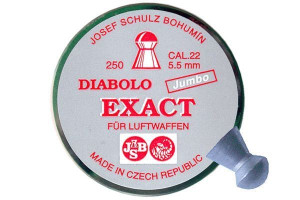 Śrut 5,50 mm Diabolo półokrągły JSB Exact Jumbo 250 szt. (546245-250)