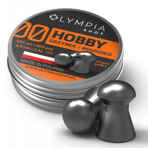 Śrut 4,5 mm OLYMPIA SHOT Hobby grzybek 500 szt. prod. POLSKA HG-500 Olimpia