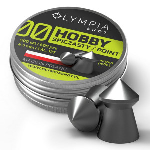 Śrut 4,5 mm OLYMPIA SHOT Hobby szpic  500 szt. prod. POLSKA HS-500 Olimpia